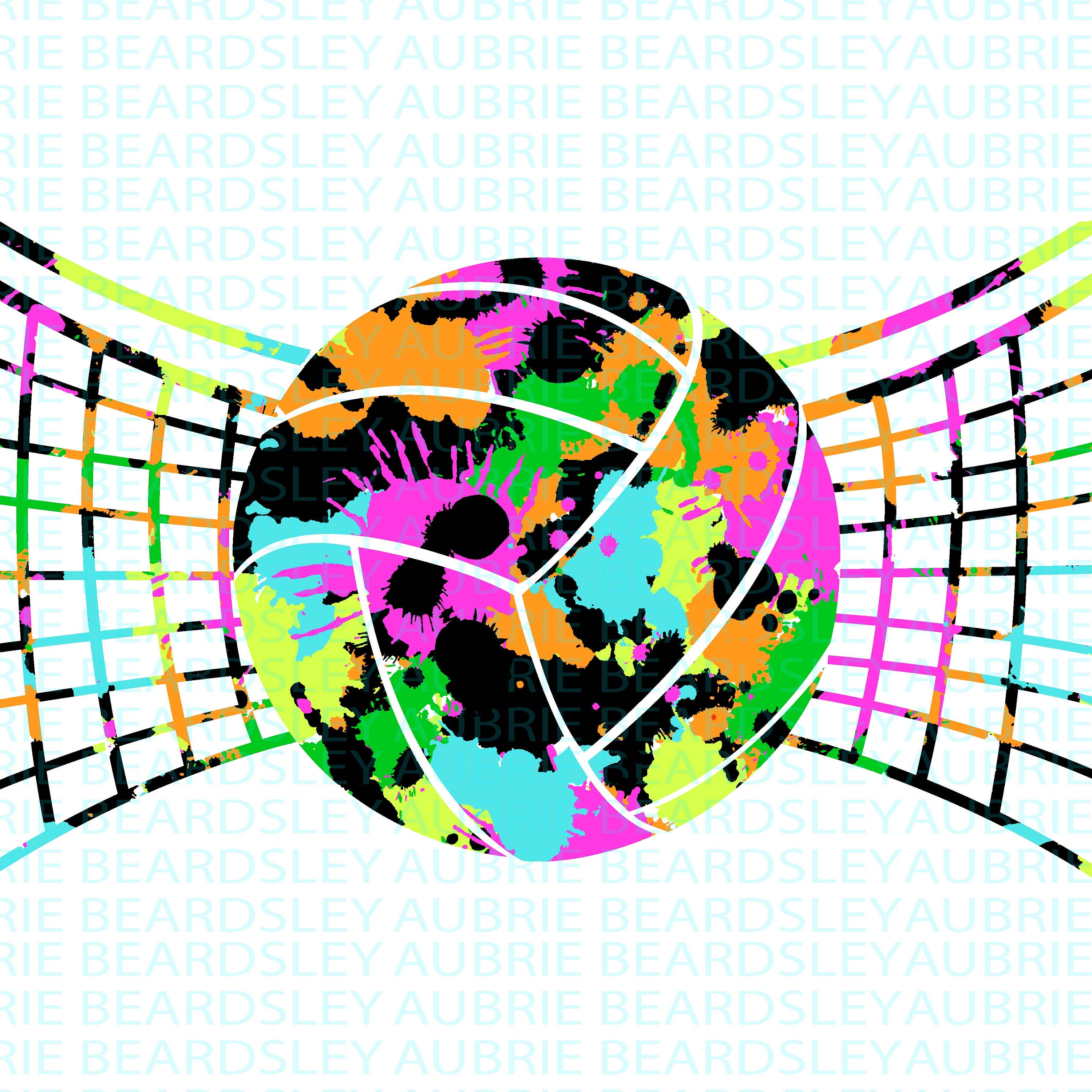 Colorful Volleyball Clipart