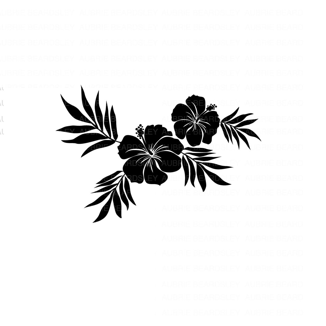 HAWAIIAN Svg, Tropical Svg, Floral Svg, Flowers Svg, Hibiscus Svg ...