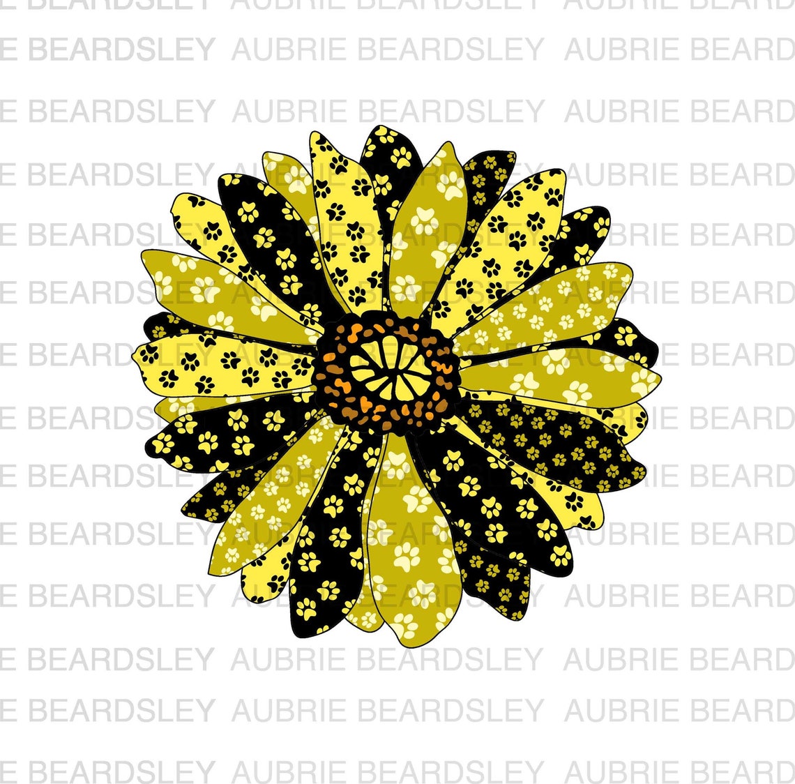 Free Free 52 Sunflower Paw Print Svg SVG PNG EPS DXF File