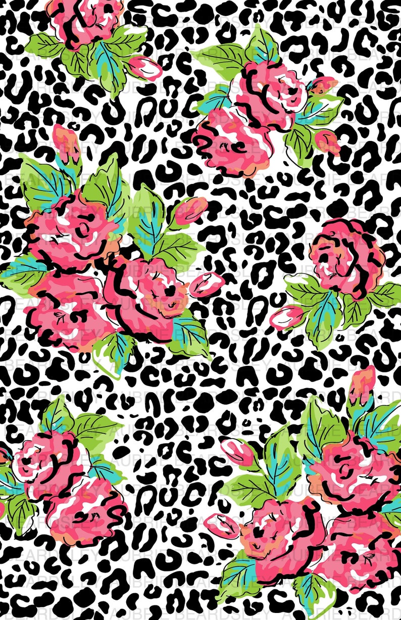 Download SVG Cut Files Leopard Print Cheetah Floral Tumbler Svg | Etsy