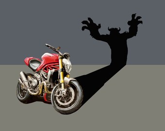 Ducati Monster Etsy
