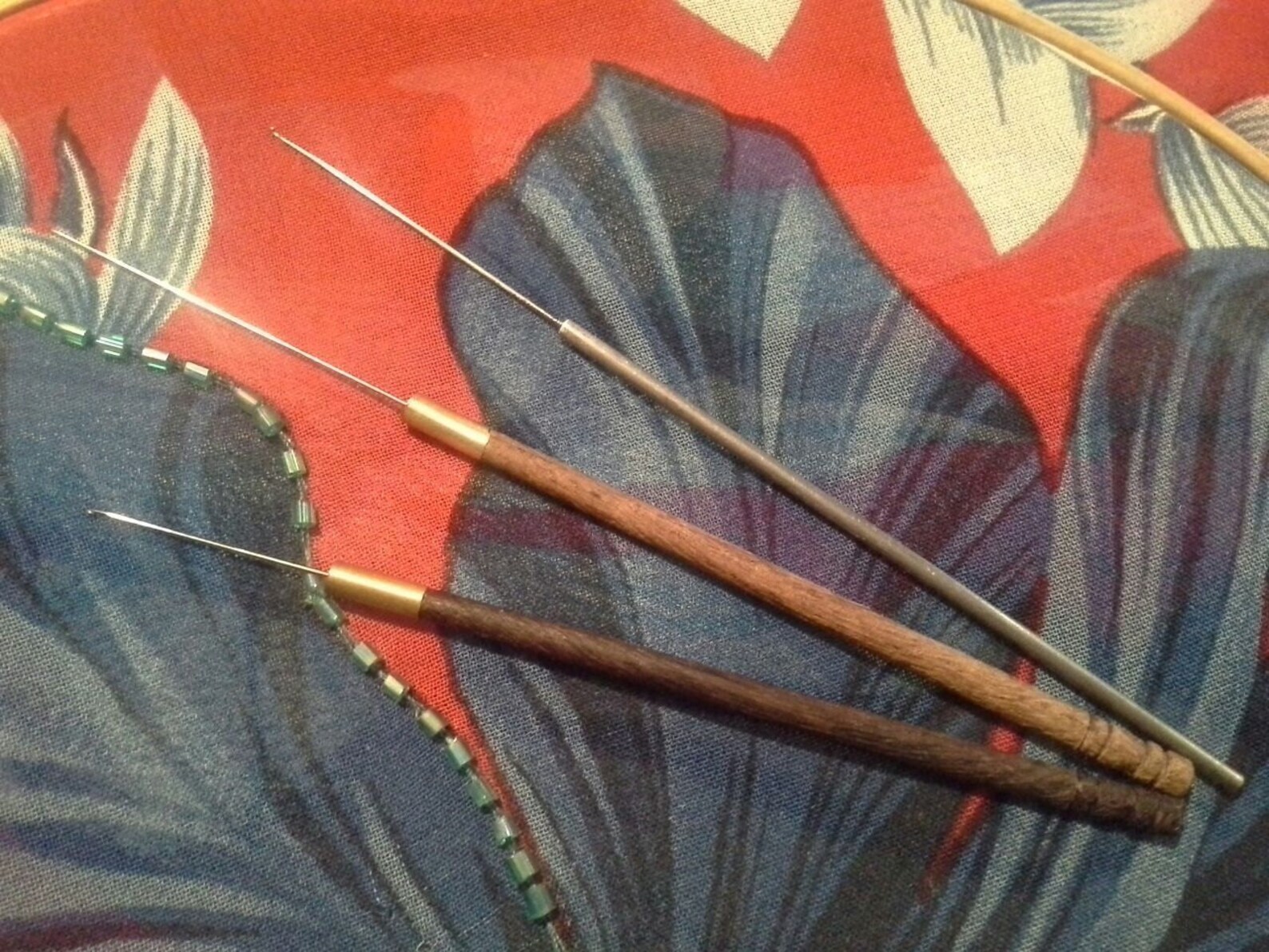 SET of 3 Indian Aari Tambour Beading Hook Lesage Embroidery Etsy