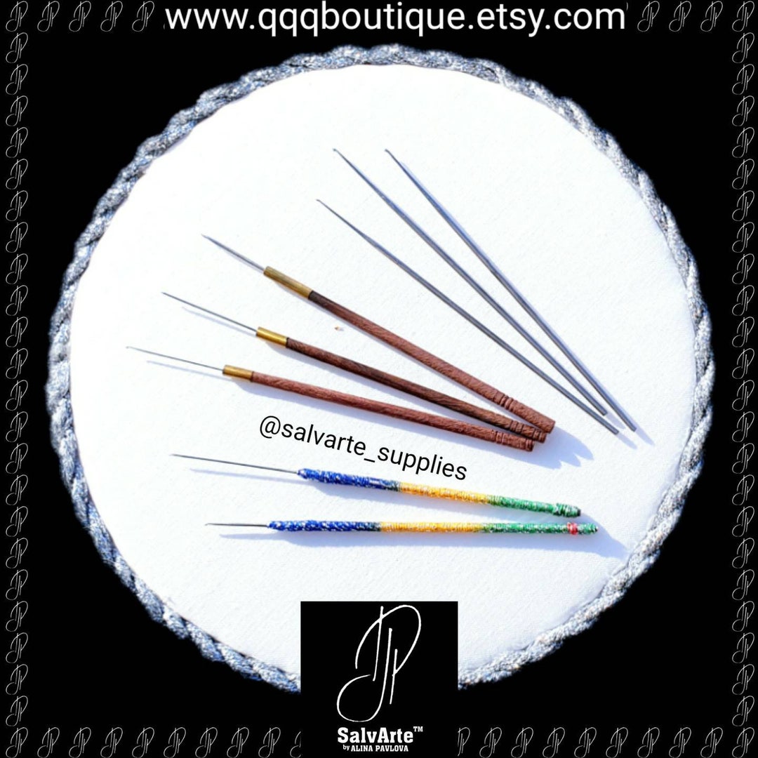 SET of 8 Indian Aari Tambour Beading Hook Lesage Embroidery Etsy UK