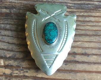 Vintage Native American Arrowhead Bolo