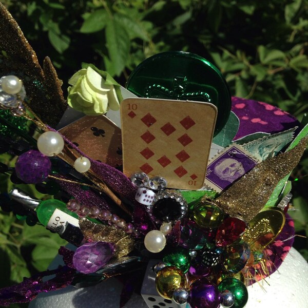 Hand Made Mini Top Hat, Mardi Madness