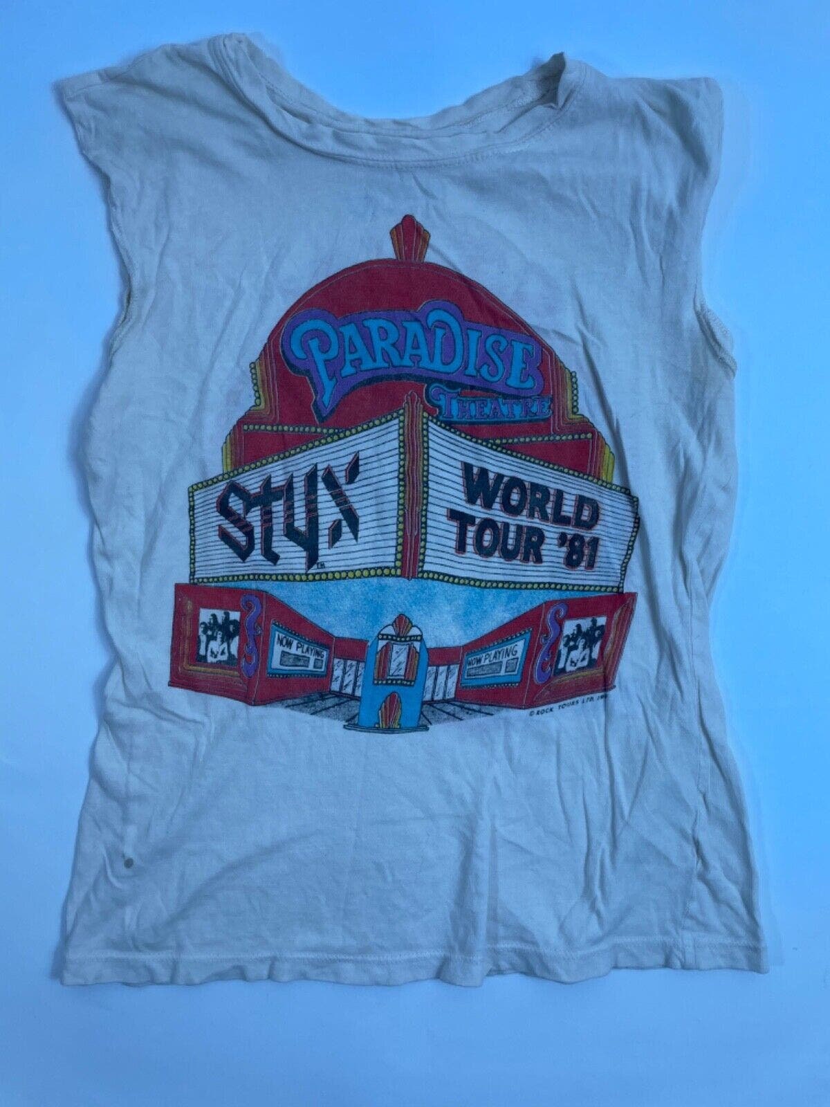 1981 Styx Paradise Theater Baseball T-Shirt by Styx main image 1