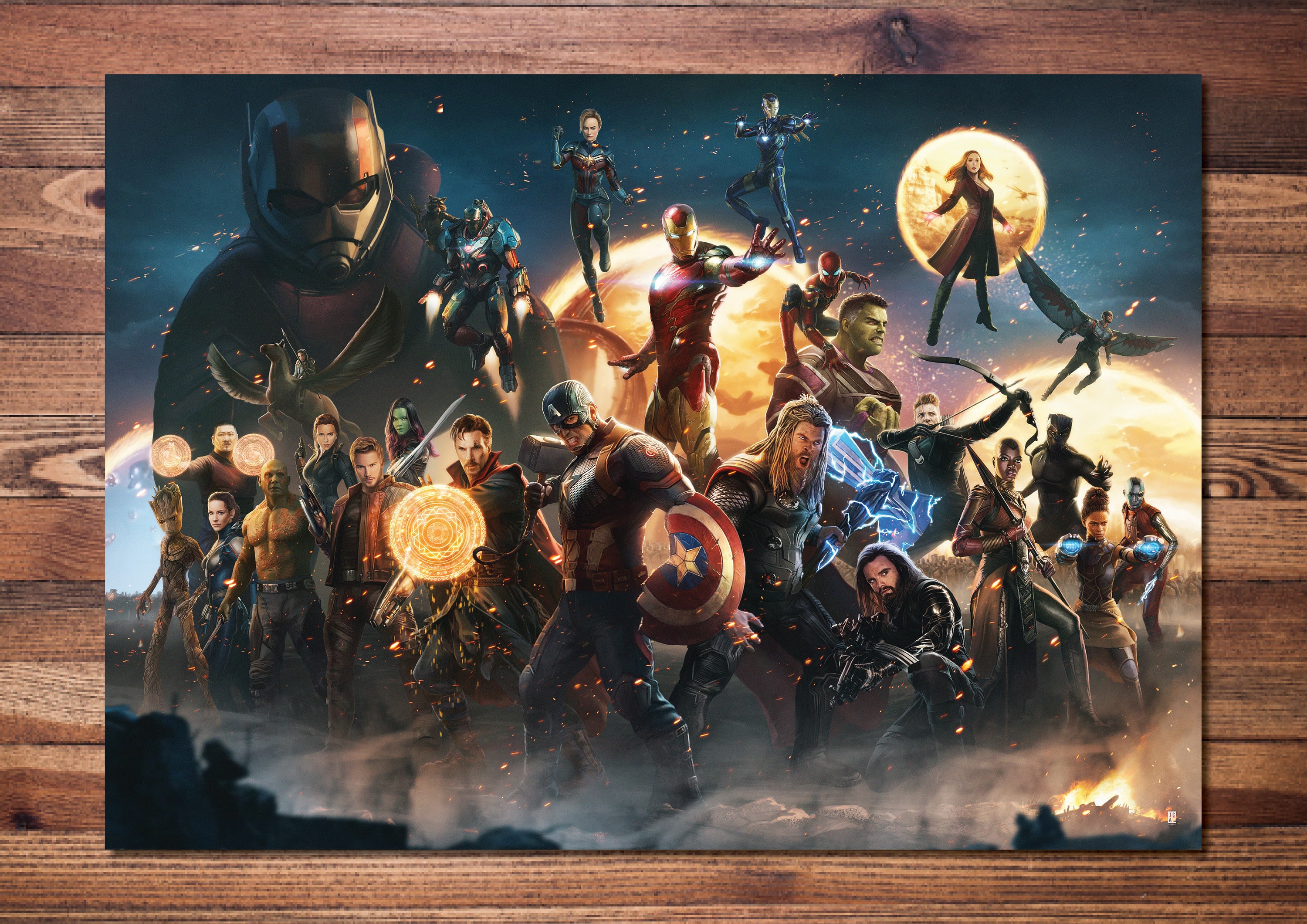 Avengers Assemble Marvel Gallery Print