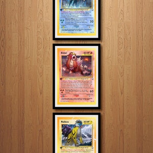 Suicune Giant Pokemon Card Art Print image 4