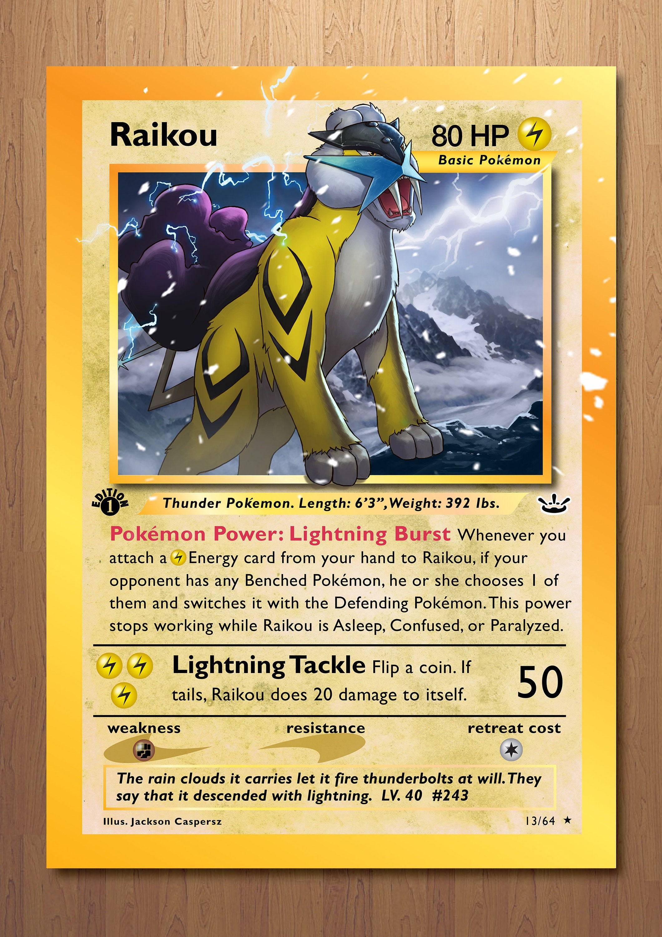 Pokémon - (243) Raikou