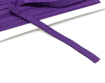 elastisches Einfassband Schlüpferband 12mm breit lila