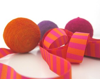 Ringel Webband pink orange