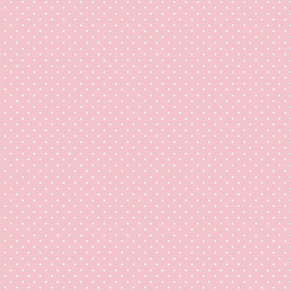 Stoff Meterware Baumwolle kleine Punkte rosa