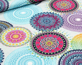 Stoff Dekostoff Mandala multi