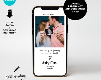 Biglietto A5 Per Annuncio Di Gravidanza 'Grandad To Be' – Con Busta In Kraft, Poesia In Inglese, Design Tipografico