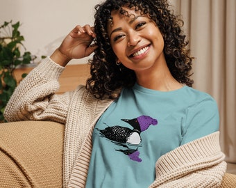 Frauen Loon T-Shirt, Loon-Liebhaber-Geschenke, See-T-Shirts, Cabin-Shirt-Frauen, Natur-Liebhaber-Geschenk, Vogel-Liebhaber-T-Shirts, Geschenk für sie, Minnesota Shirts