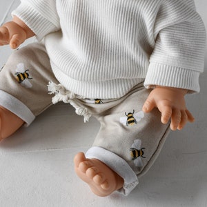 3 pieces set swetshirt and baagy with bees | Minikane clothes, Paula Reina clothes, Baby doll clothes, gender neutral