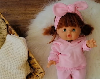 3 pieces set Candy pink hoodie | Minikane doll clothes, Miniland doll clothes, Vêtement poupée paola reina, Puppenkleidung
