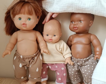 Baggy en jersey de 28-34 cm de haut | Vêtements pour poupée Minikane, vêtements pour poupée Miniland, Vêtement poupée paola reina Minikane, jouets neutres en matière de genre