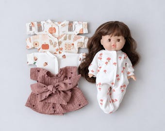 Autumn clothes fits Paola Reina Minikane 32-34 cm – various designs, halloween