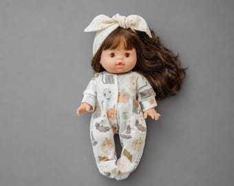 Halloween basket Doll Romper: Fits Paola Reina Minikane doll 34cm