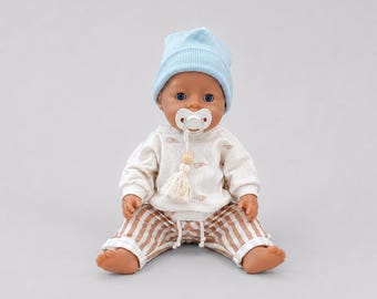 43 cm Baby born  doll clothes – sweatshirt and pants, icecream print