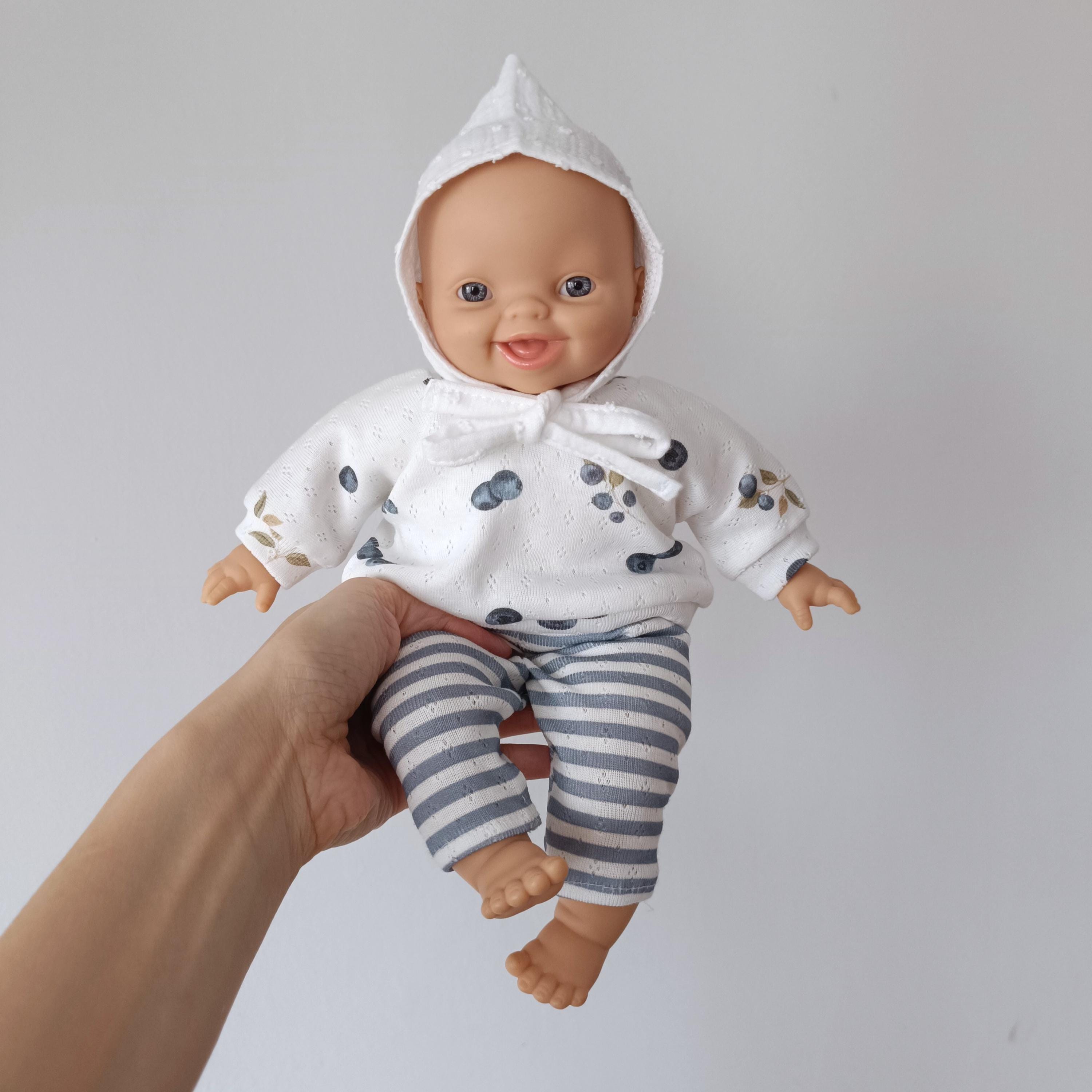 Tenue Pour Poupée 38-40 Cm - Legging + Chemisier + Petit Sac - Neufs - Accessoires Jouets