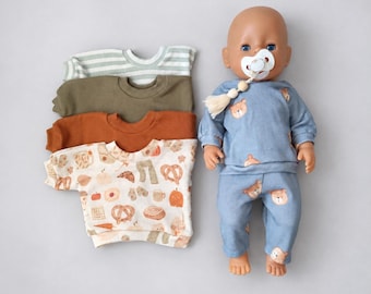 Boy doll clothes for Baby Born doll  43 cm, various print and style
