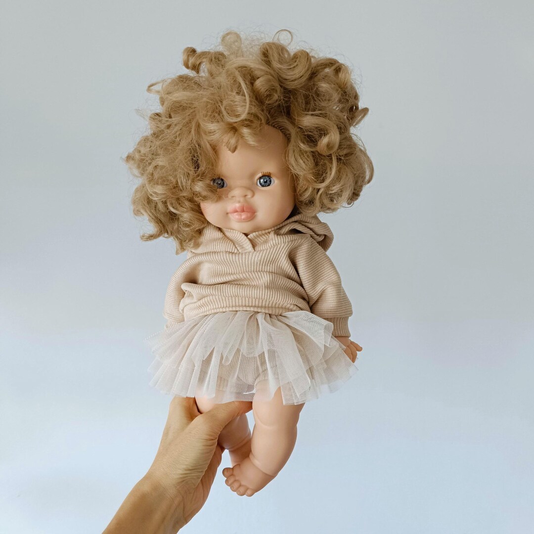 Loretas and Minikane Clothes - 34-36 cm - Raspberry Bunchs Cotton Ballon body