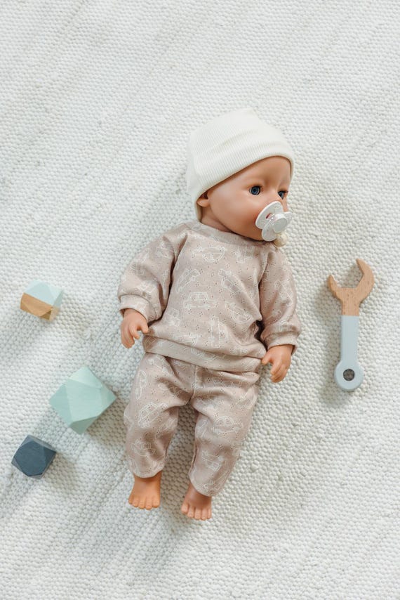 Doll Doll mini pants BEIGE S Clothes Accessories Beige Strap Pants