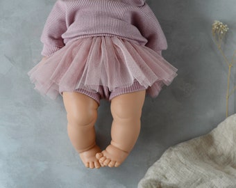 3 pcs set  dusty pink hoodie & pants | Minikane doll clothes, Miniland doll clothes, Mini Colettos Dress, Puppenkleidung, Minikane tutu