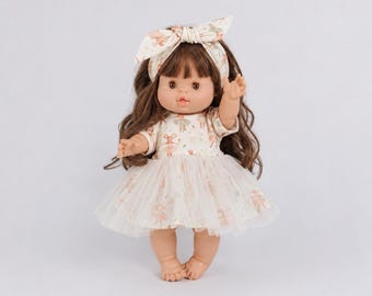Paola Reina clothes – Minikane Gordis doll dress with maileg mouses print