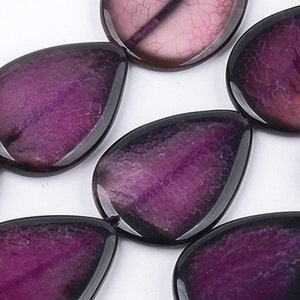 Purple Fuchsia Stone Etsy