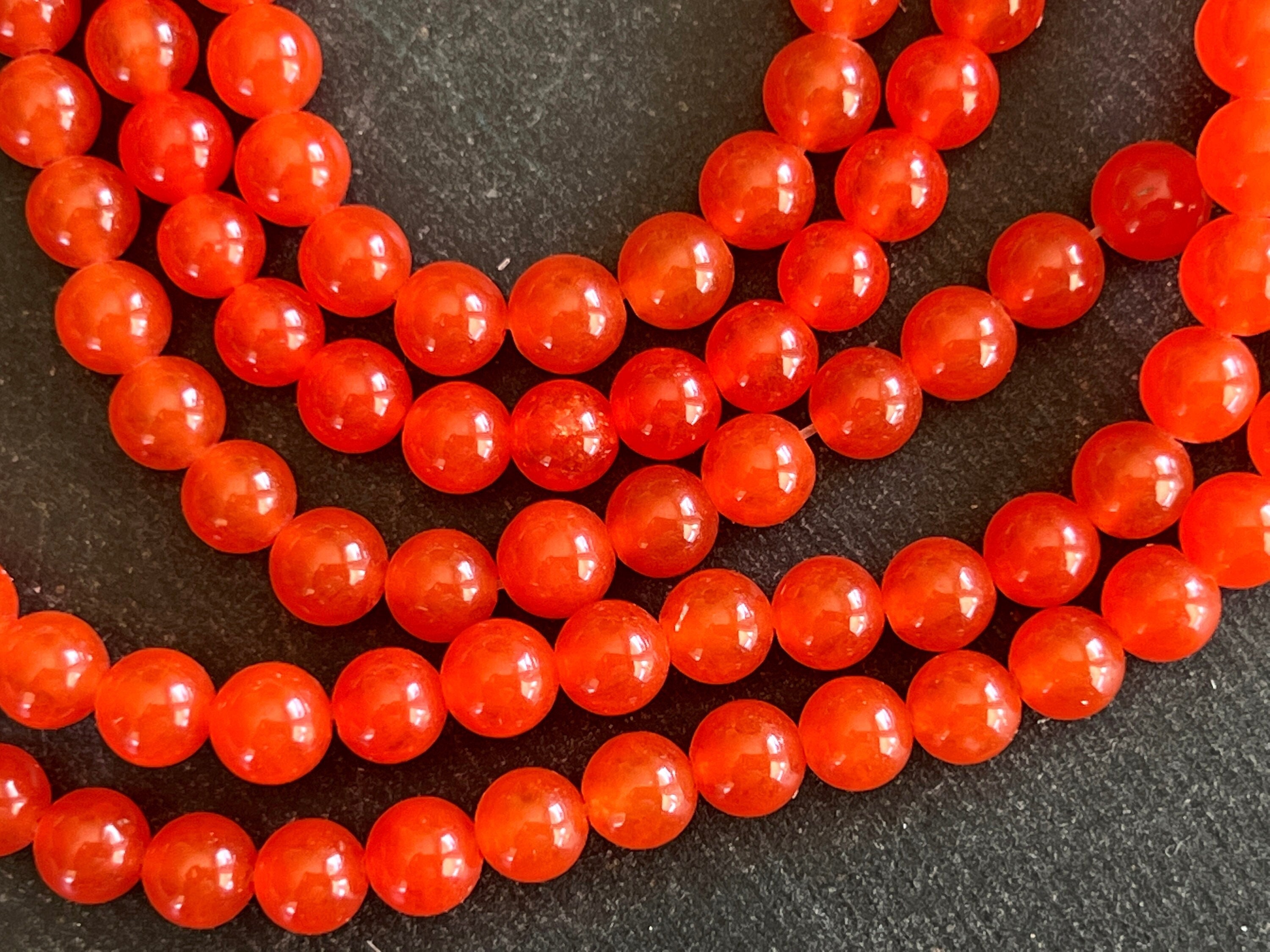 Perline Rotonde Con Foro Largo Da 6 Mm/8 Mm/10 Mm/12 Mm. Perline - Foto 5