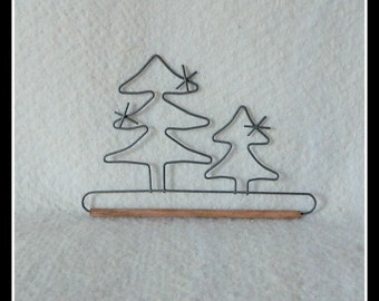 The Trees Quilt Hanger ~ Gray Wire 6 or 7.5 Inches Wide ~ Made in the USA