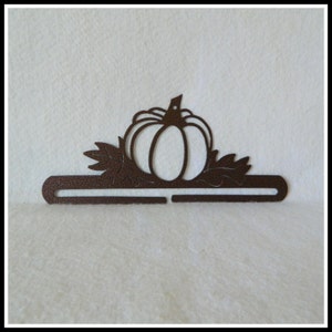Pumpkin Patch Quilt Hanger ~ Dark Copper or Charcoal Black Cut Steel ~ 6 or 12 Inches Wide ~ Made in the USA