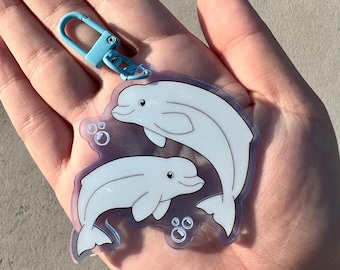 DISCONTINUED Belugas Acrylic Keychain