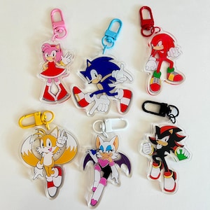 Sonic and Friends Acrylic Keychains
