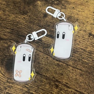 Sandbag Acrylic Keychain