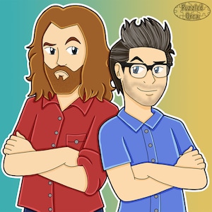 Rhett and Link Art Print “Let’s Talk About It”