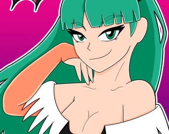 Fighting Succubus 8x10 Art Print