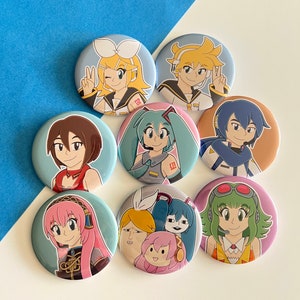 Vocaloid Pinback Buttons