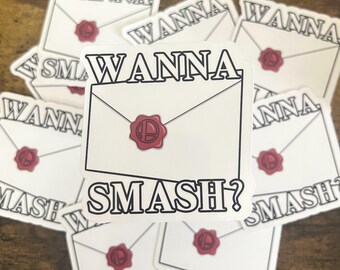 Fighting Friends “Wanna Smash?” Vinyl Sticker