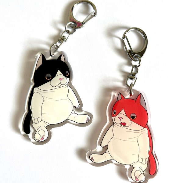 Daryl and Naoru Takahashi Clear Acrylic Keychains