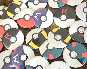 Decorative Creature Balls Pinback Buttons