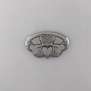 Claddagh, pewter magnet, Irish Friendship Hands