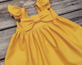 mustard baby girl clothes