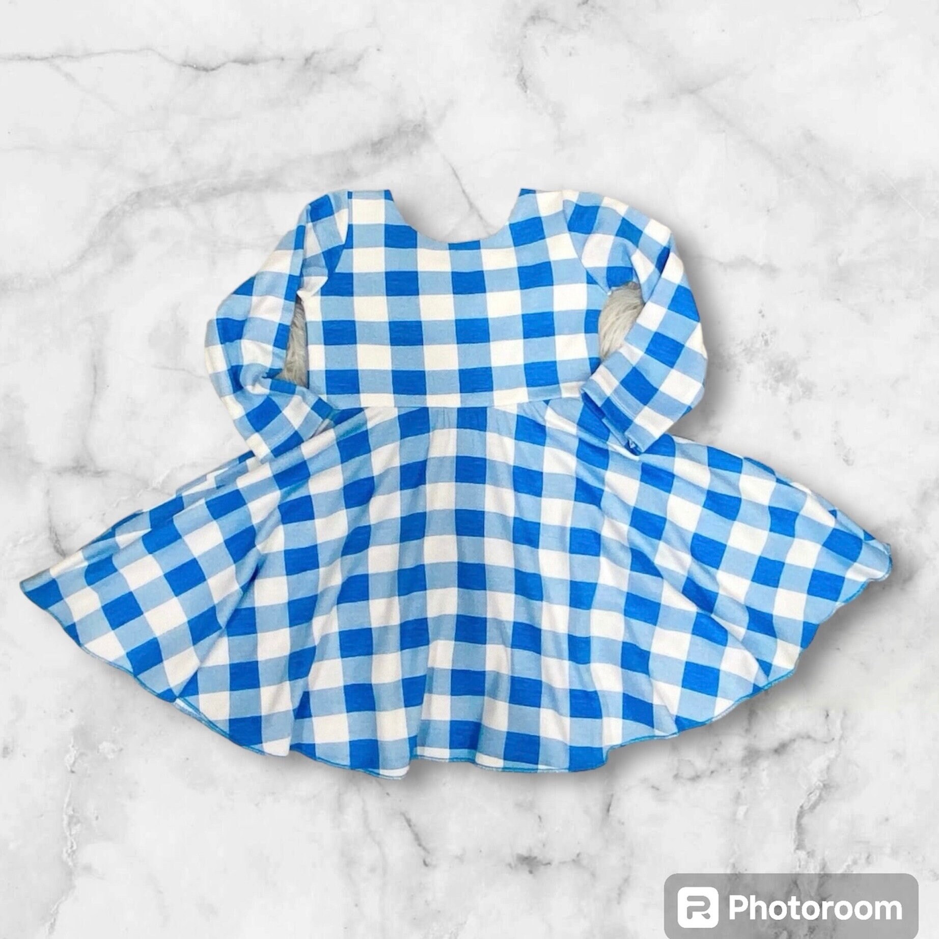 Blue Buffalo Plaid Dress - Etsy