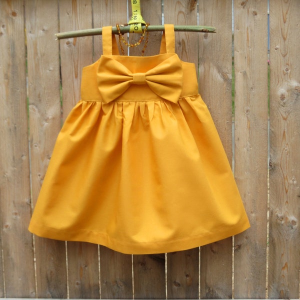 Mustard Dress Etsy