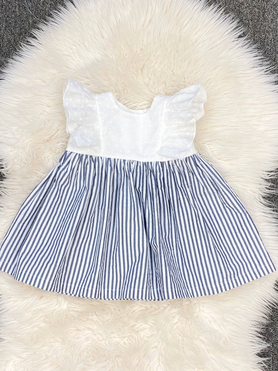 swiss dot flower girl dress