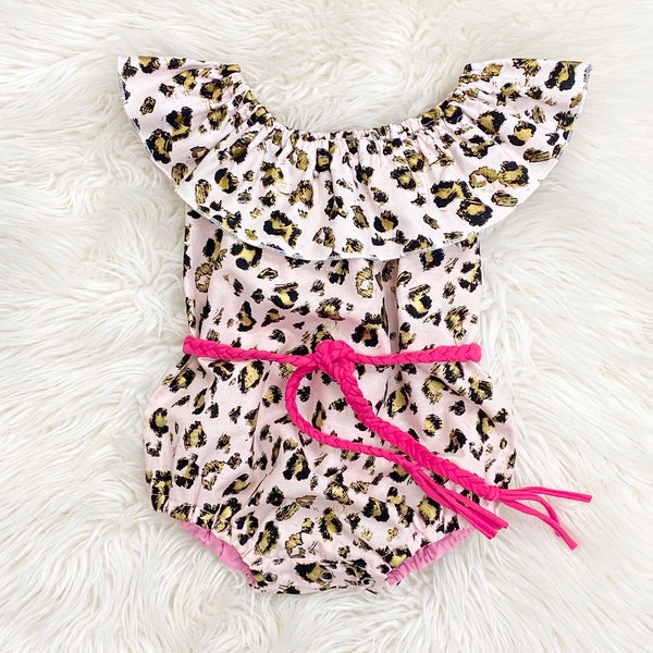 Leopard Baby Girl Etsy